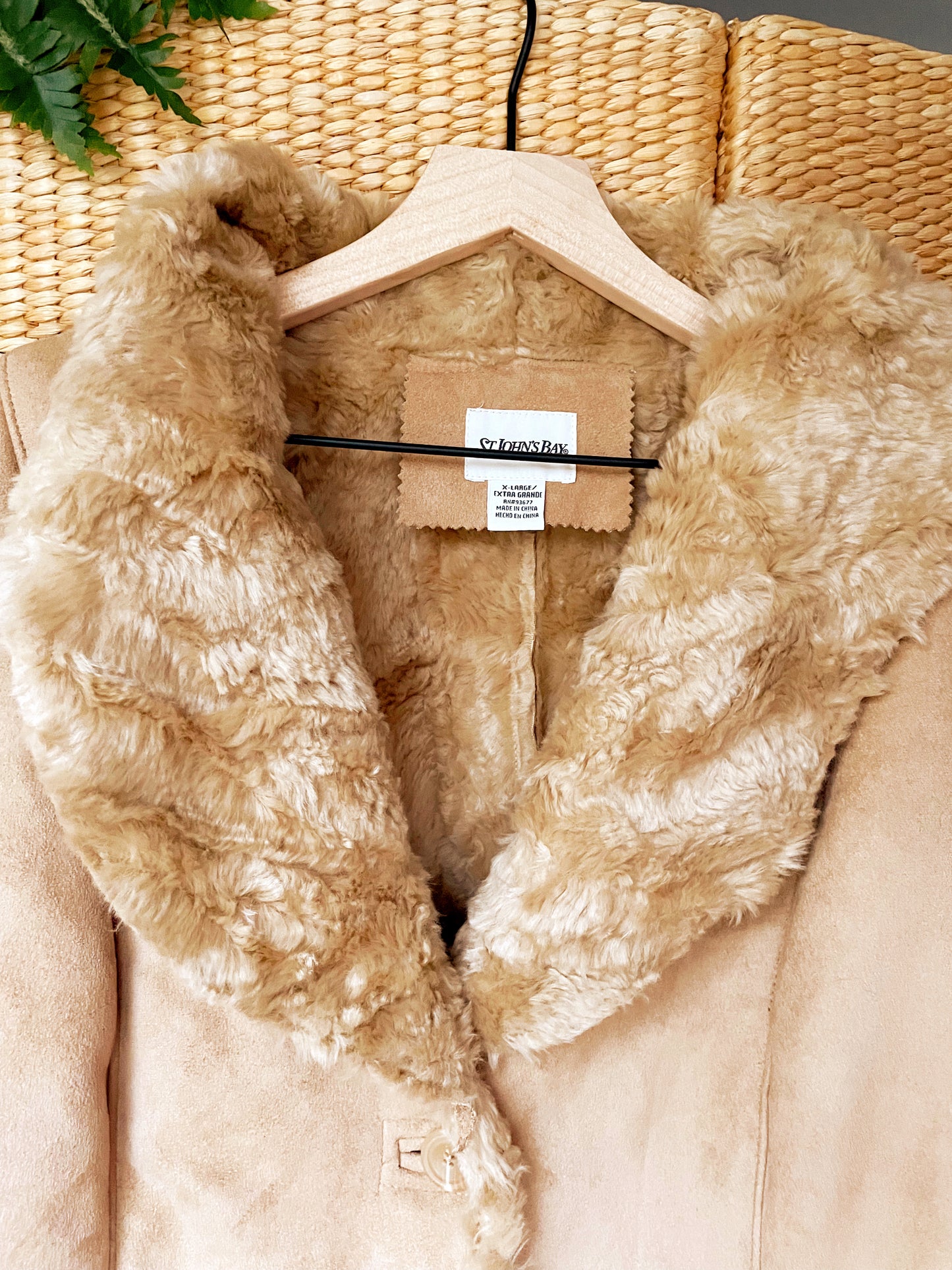NEW | Suede and Faux Fur Coat