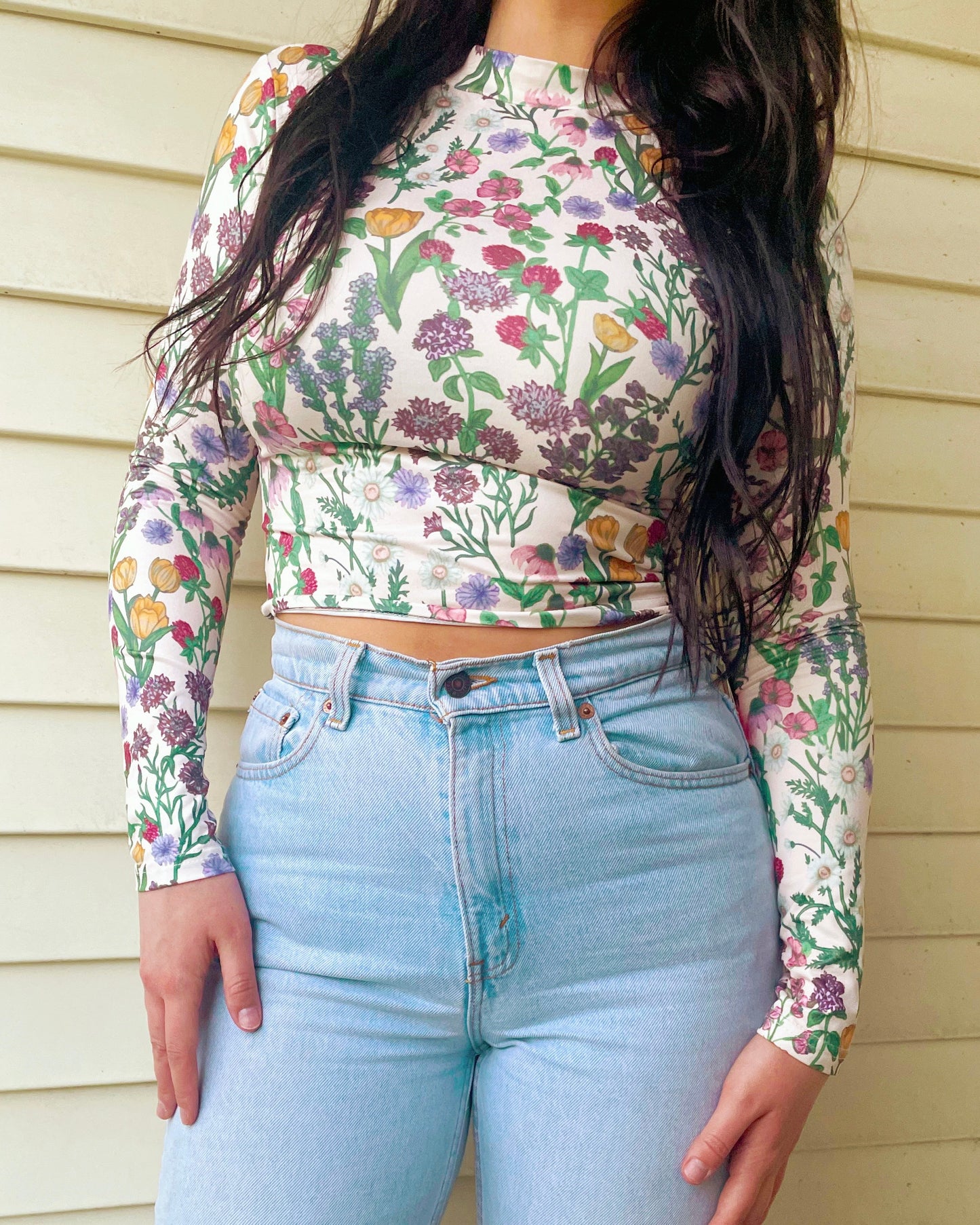 Floral Long Sleeve Top