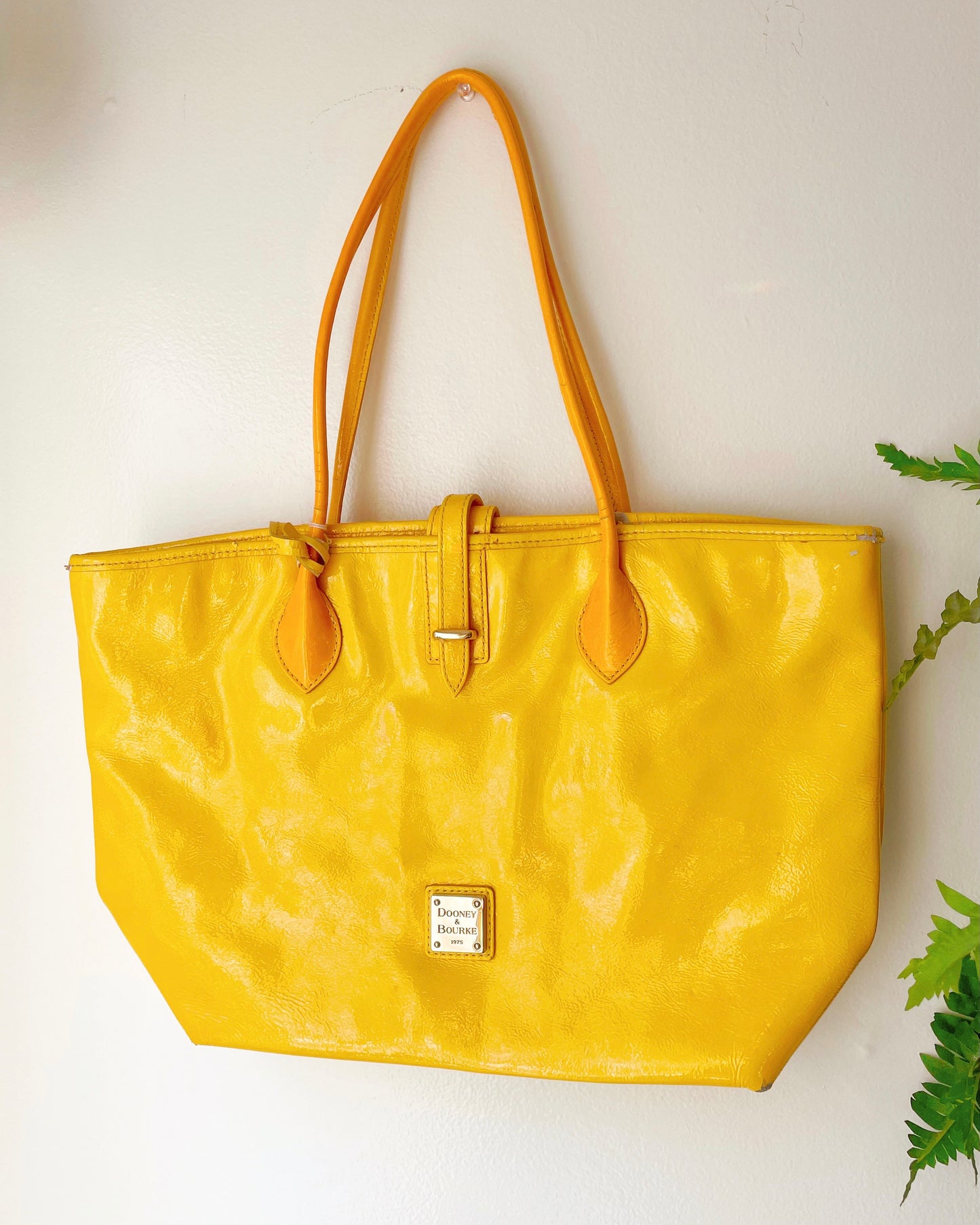 Dooney and Bourke Yellow Shoulder Bag