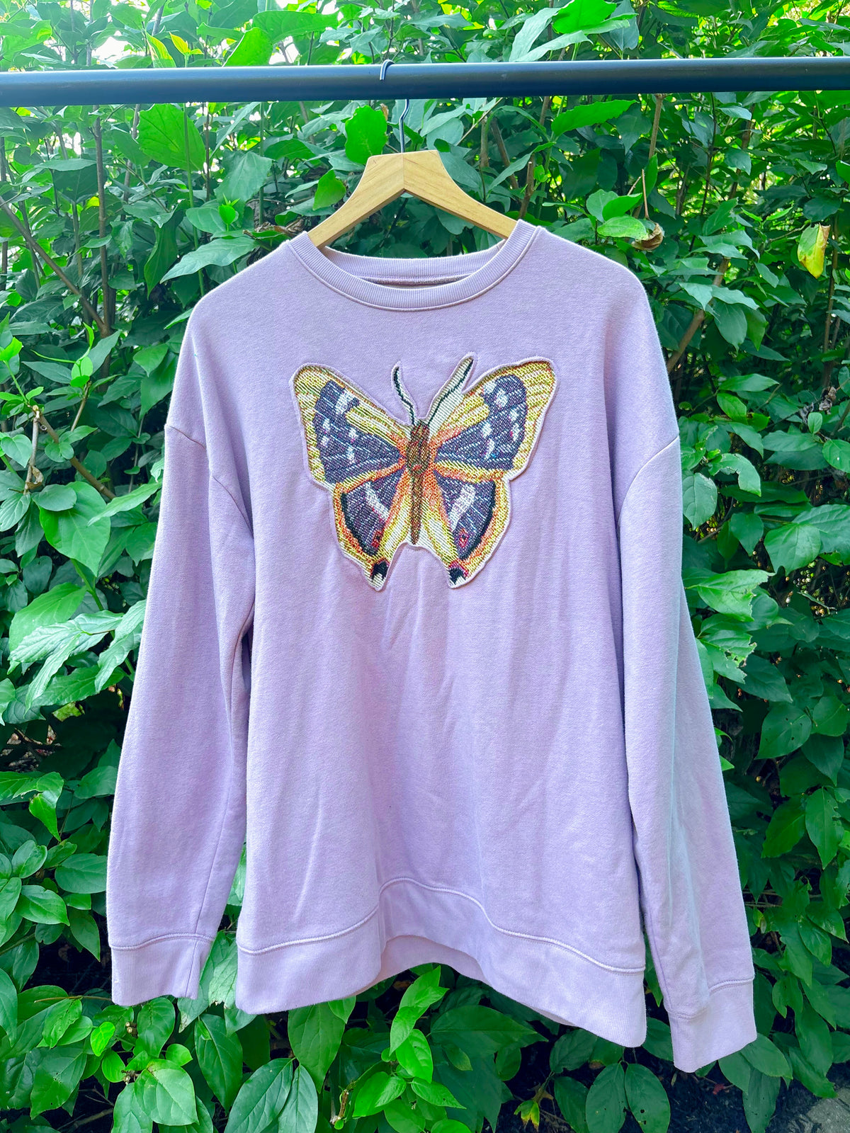 Upcycled Butterfly Sweatshirt 🪽