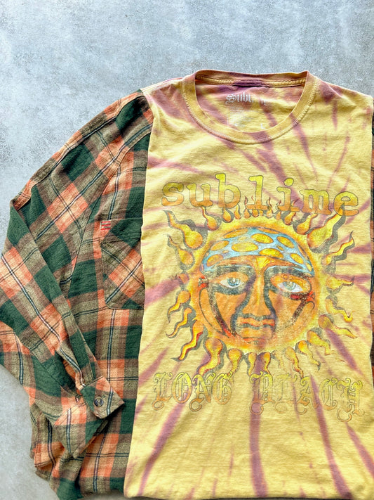 Upcycled Flannel Tee