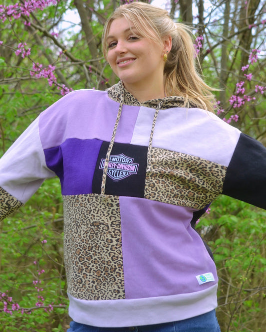 Patchwork Harley Hoodie