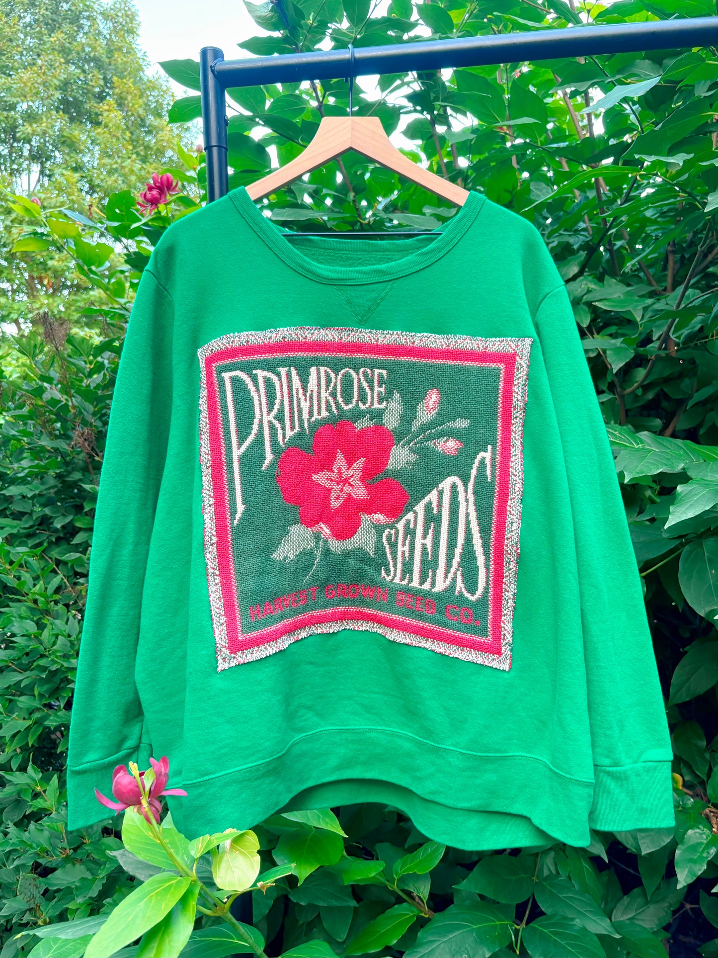 Upcycled Primrose Crewneck🌹