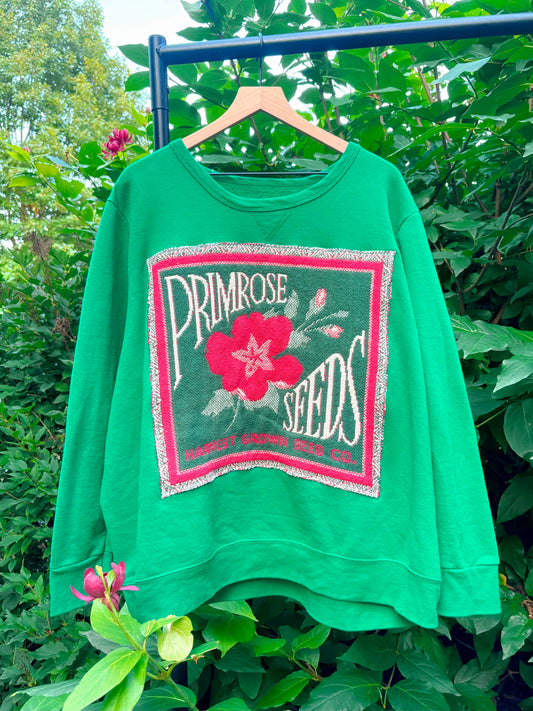 Upcycled Primrose Crewneck🌹