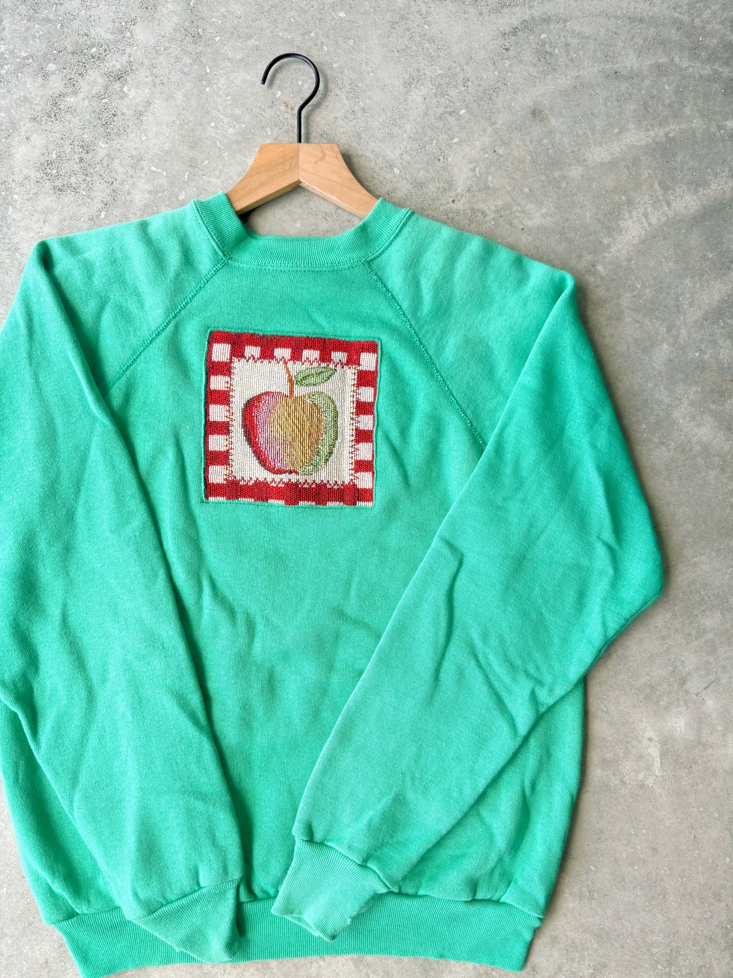 Upcycled Apple Crewneck