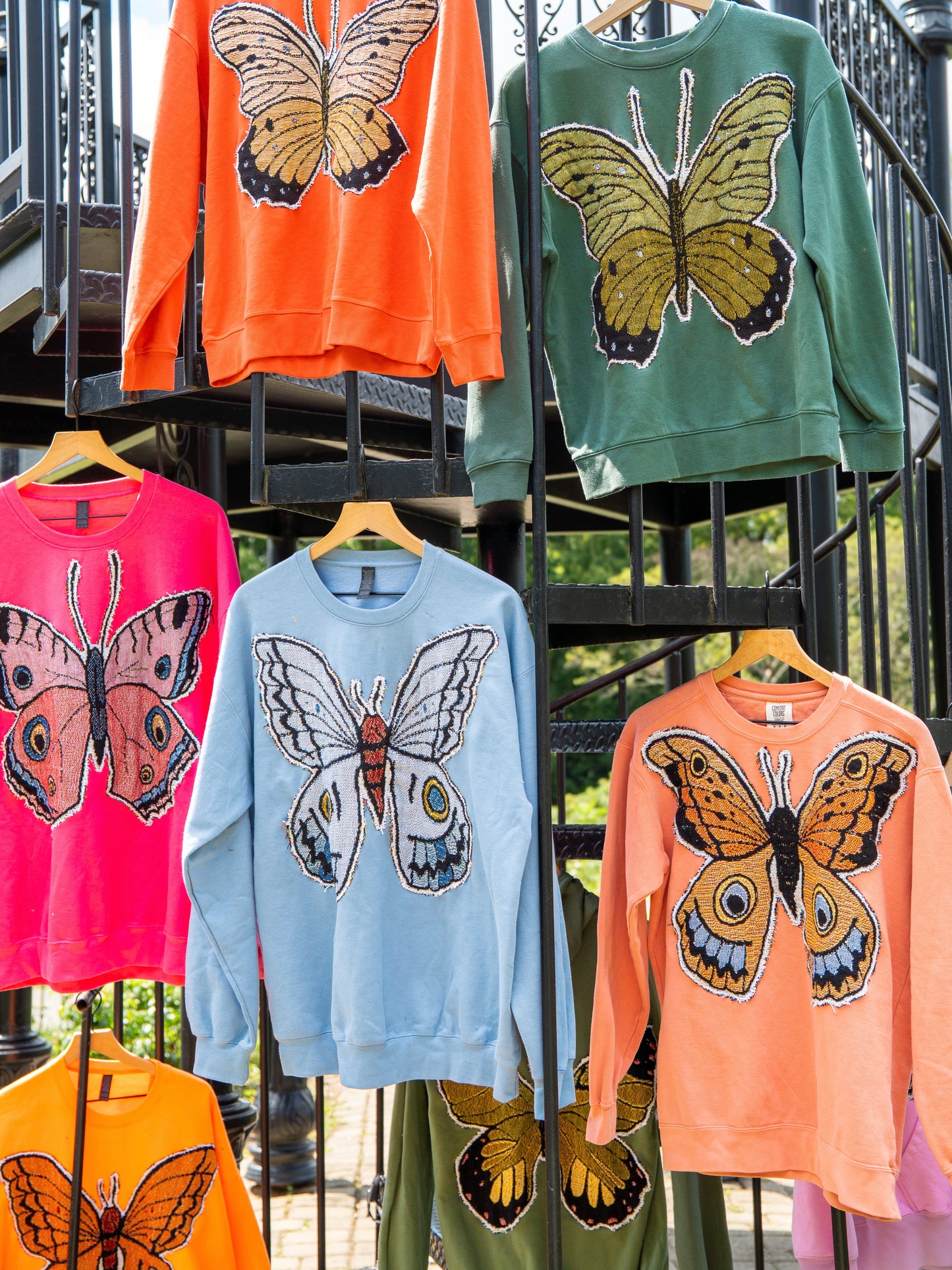 Upcycled Butterfly Sweatshirt