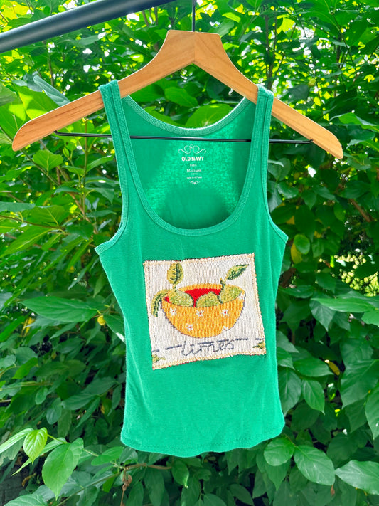 Upcycled Limes Tank🍋‍🟩