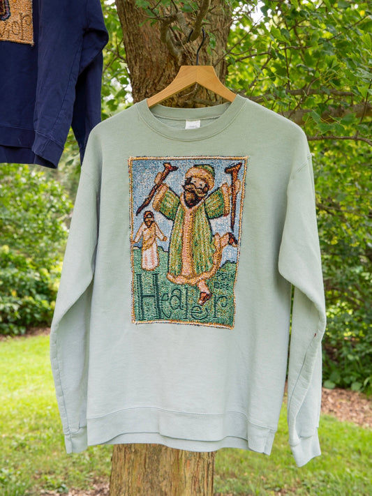 Healer Upcycled Crewneck 💒