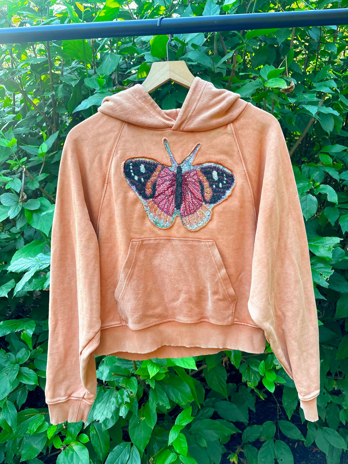 Upcycled Butterfly Sweatshirt 🪰
