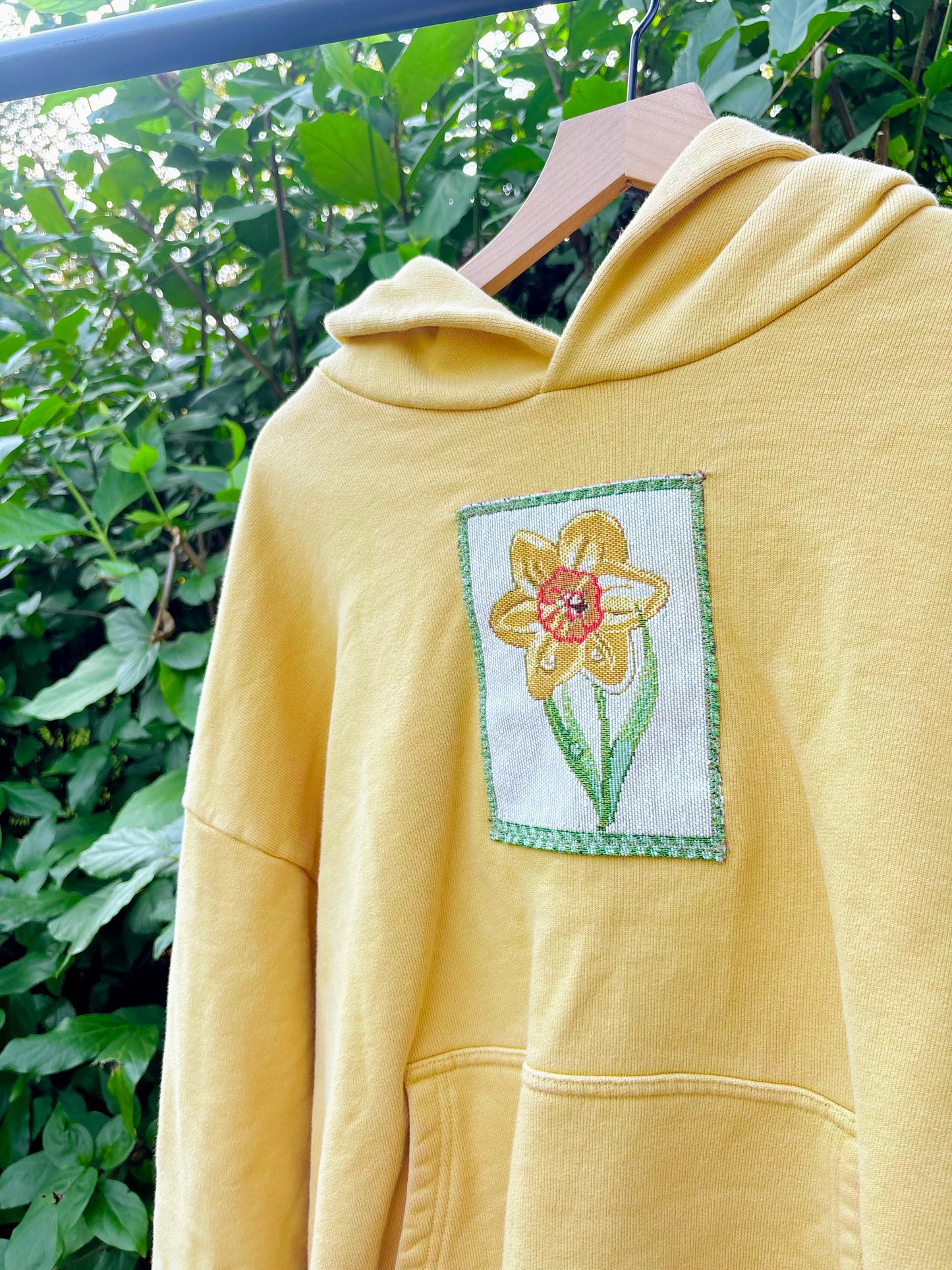 Upcycled Daffodil Sweatshirt 🌼