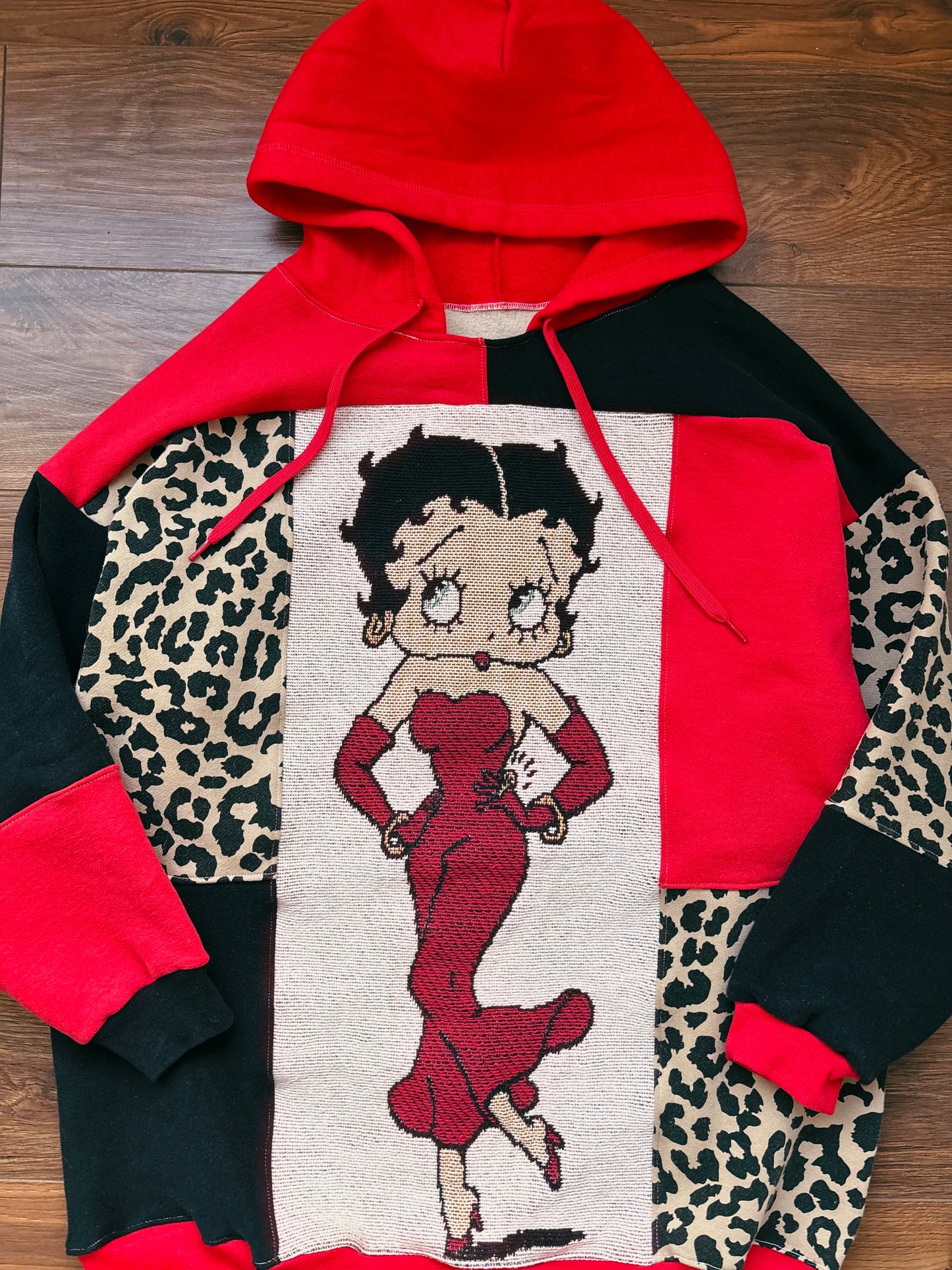 Upcycled Betty Boop Classic Hoodie
