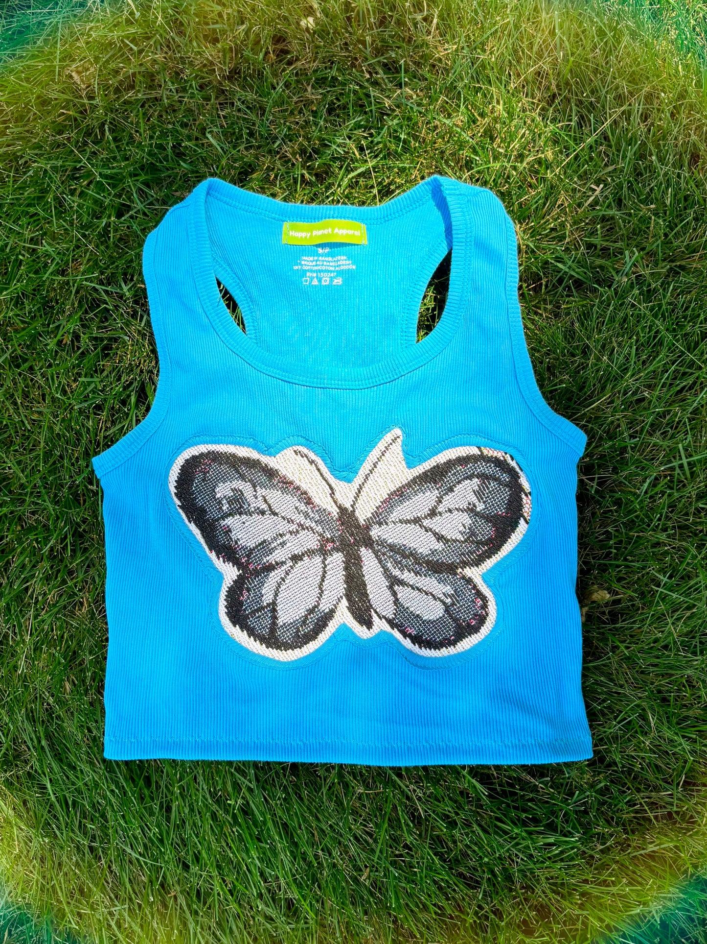 Upcycled Butterfly Tank