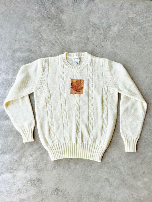 Upcycled Leaf Sweater