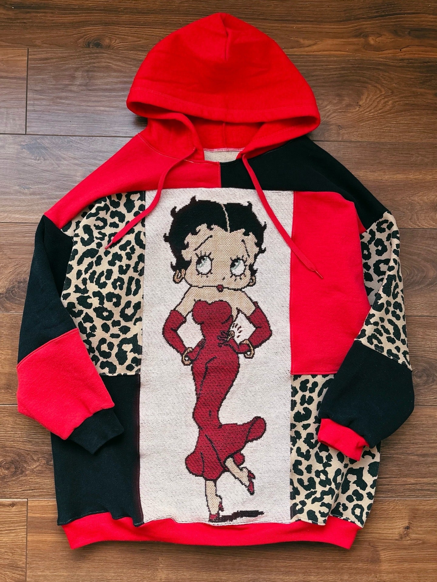Upcycled Betty Boop Classic Hoodie