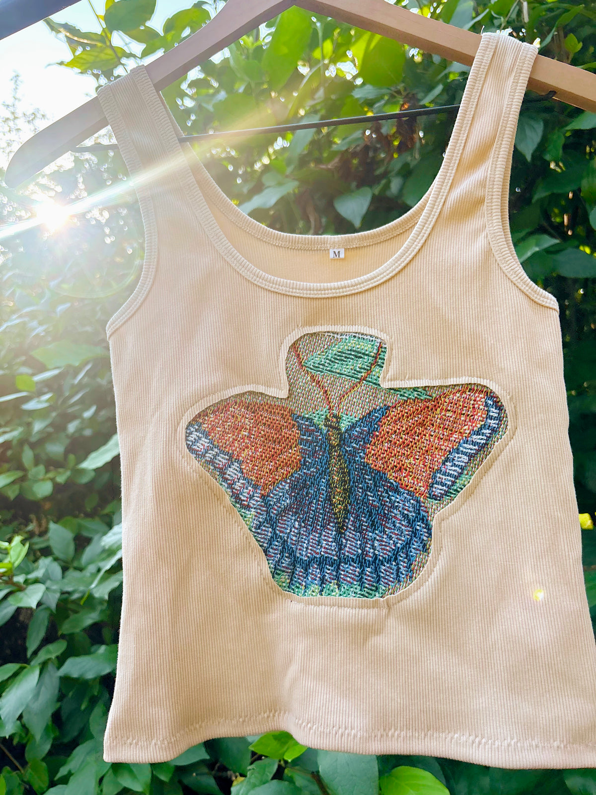 Upcycled Butterfly Tank 🦋