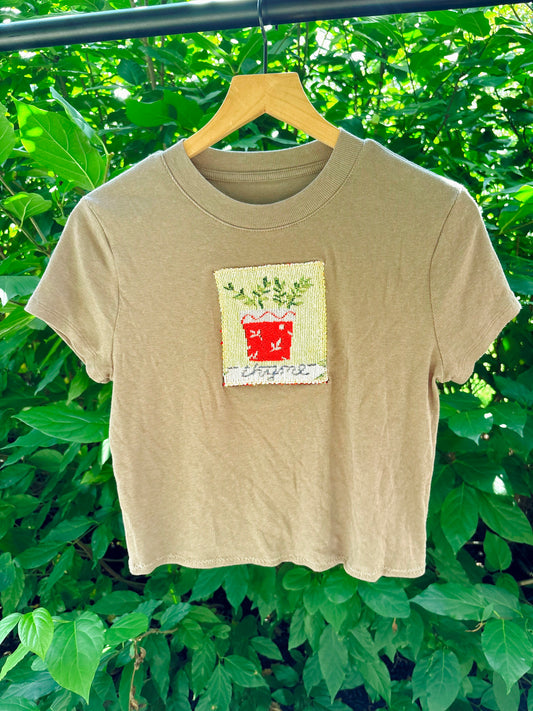 Upcycled Thyme Tee🌿
