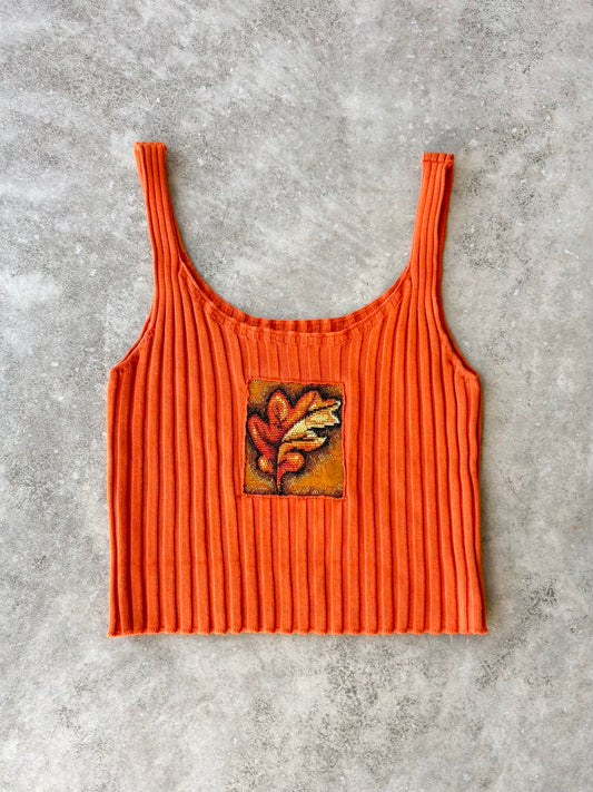 Upcycled Leaf Tank Top