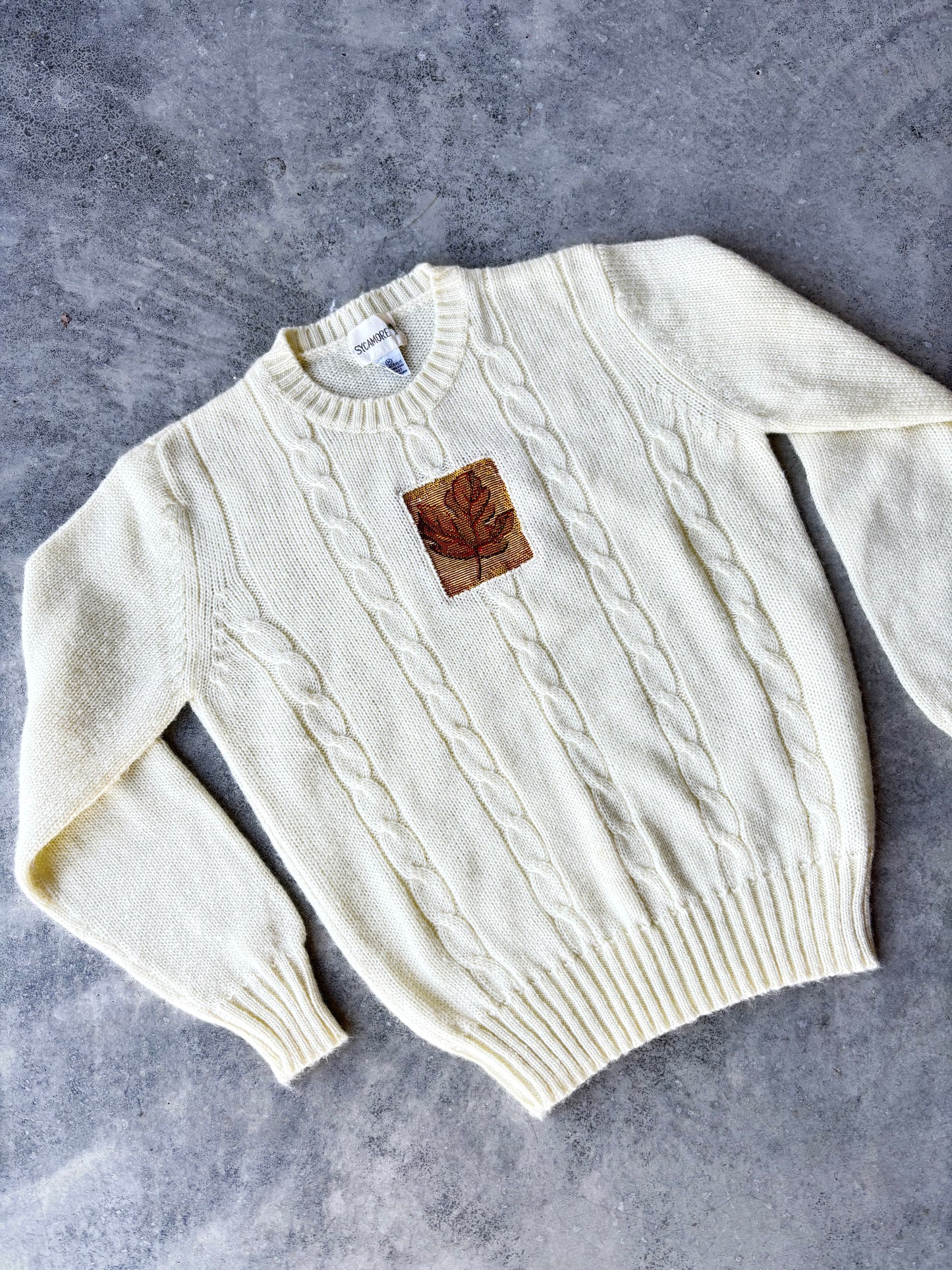 Upcycled Leaf Sweater