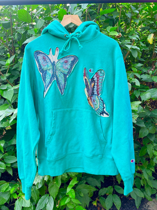 Upcycled Butterfly Sweatshirt 🦋