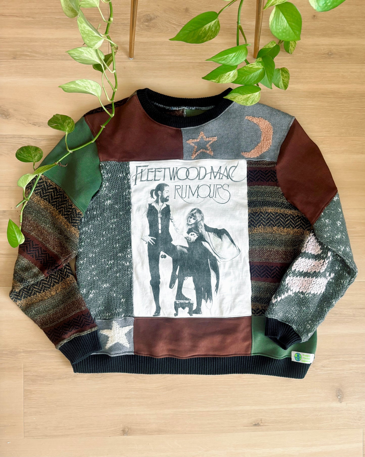 One-of-a-Kind Upcycled Fleetwood Mac Crewneck