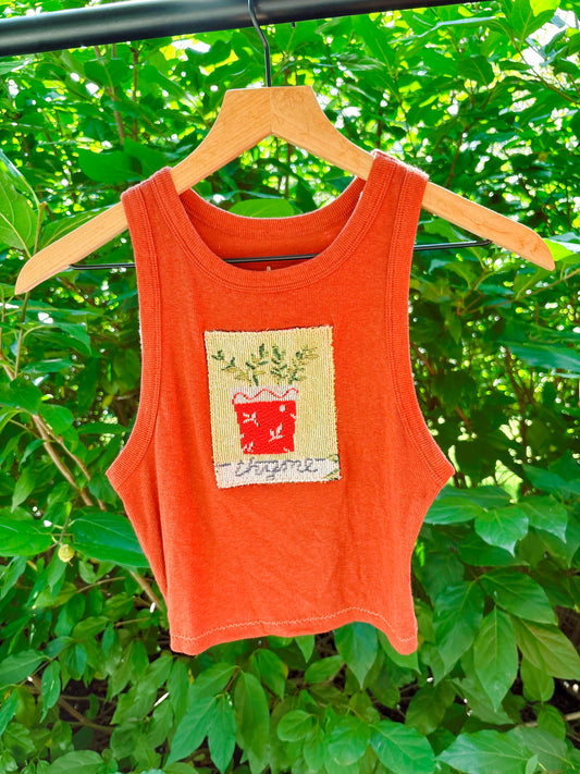 Upcycled Thyme Tank🌿