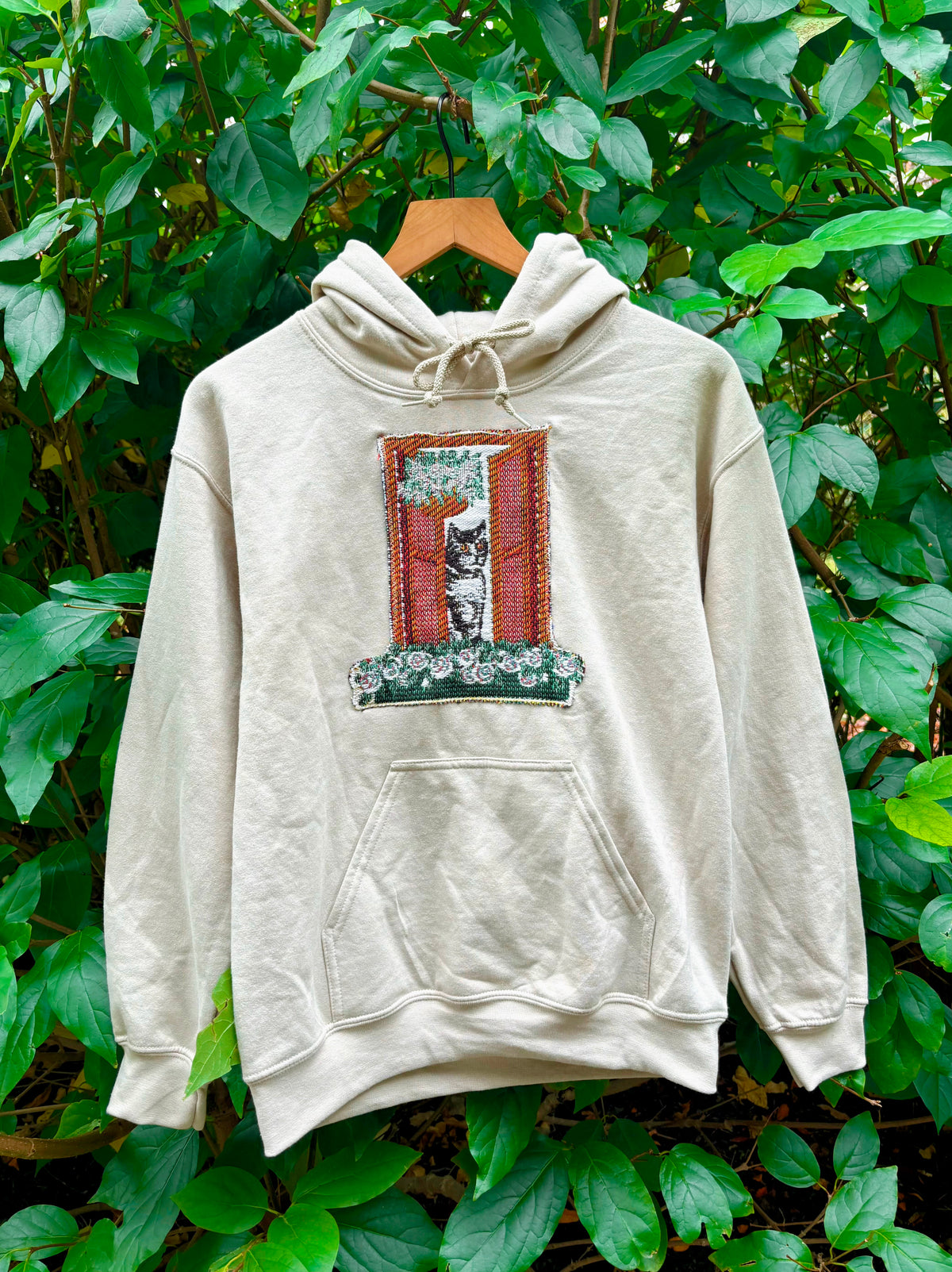 Upcycled Cat Hoodie 🌿