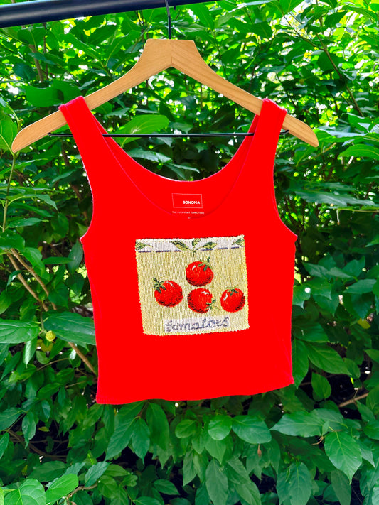 Upcycled Tomato Tank🍅