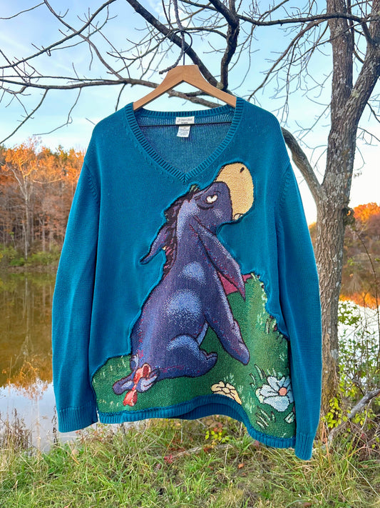 Upcycled Eeyore Sweater