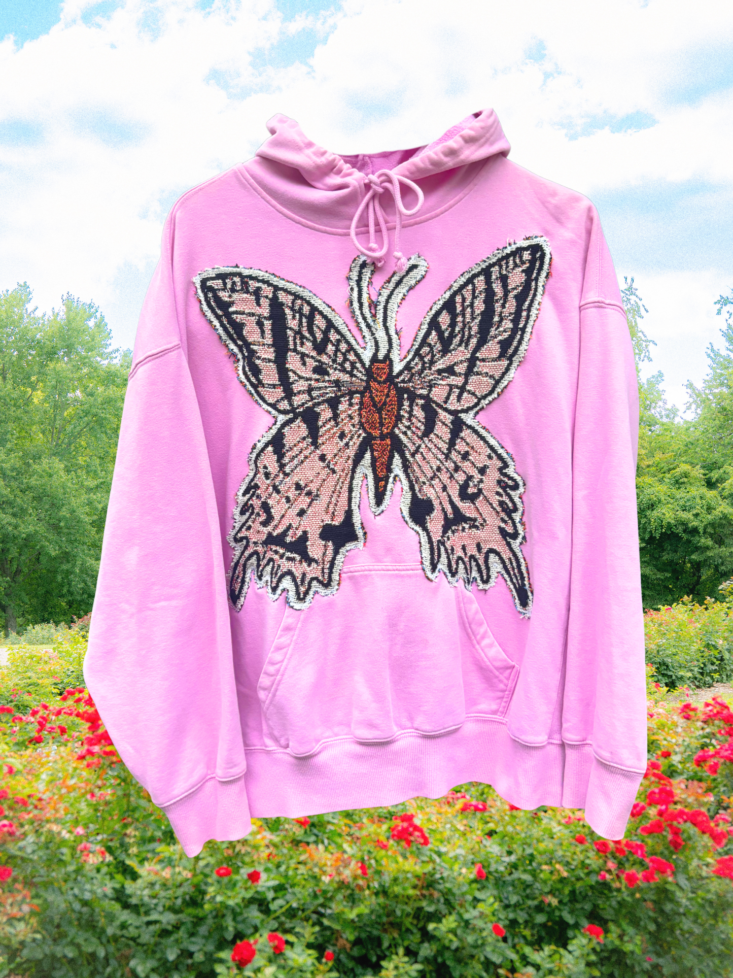 Upcycled Butterfly Sweatshirt