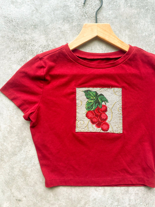 Upcycled Grapes Baby Tee