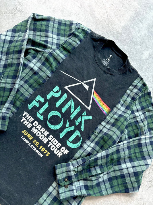 Upcycled Flannel Tee