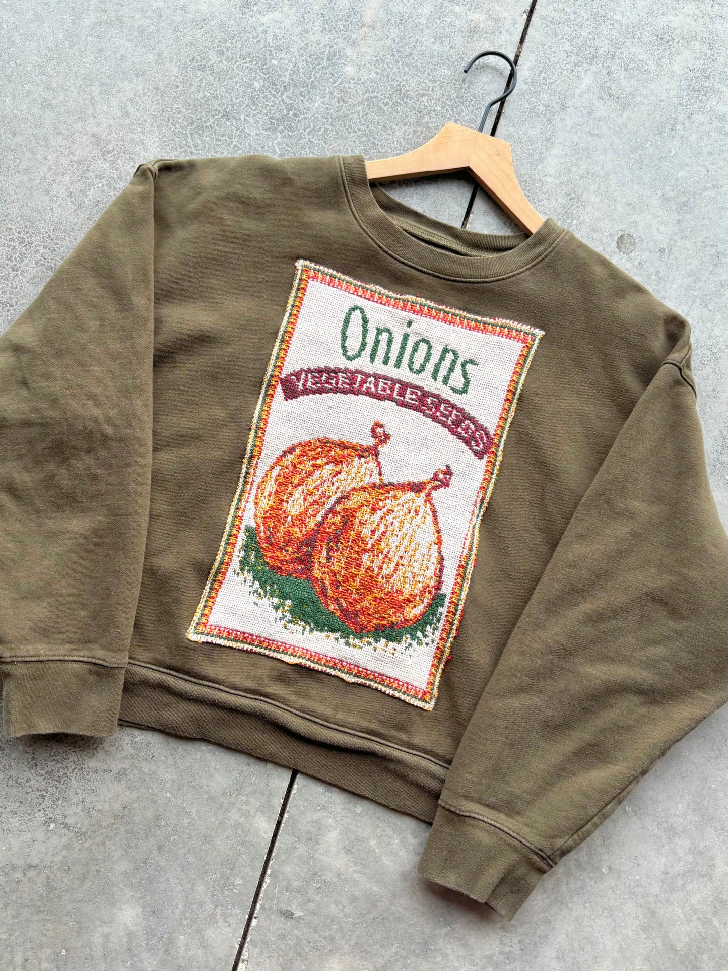 Upcycled Onions Crewneck