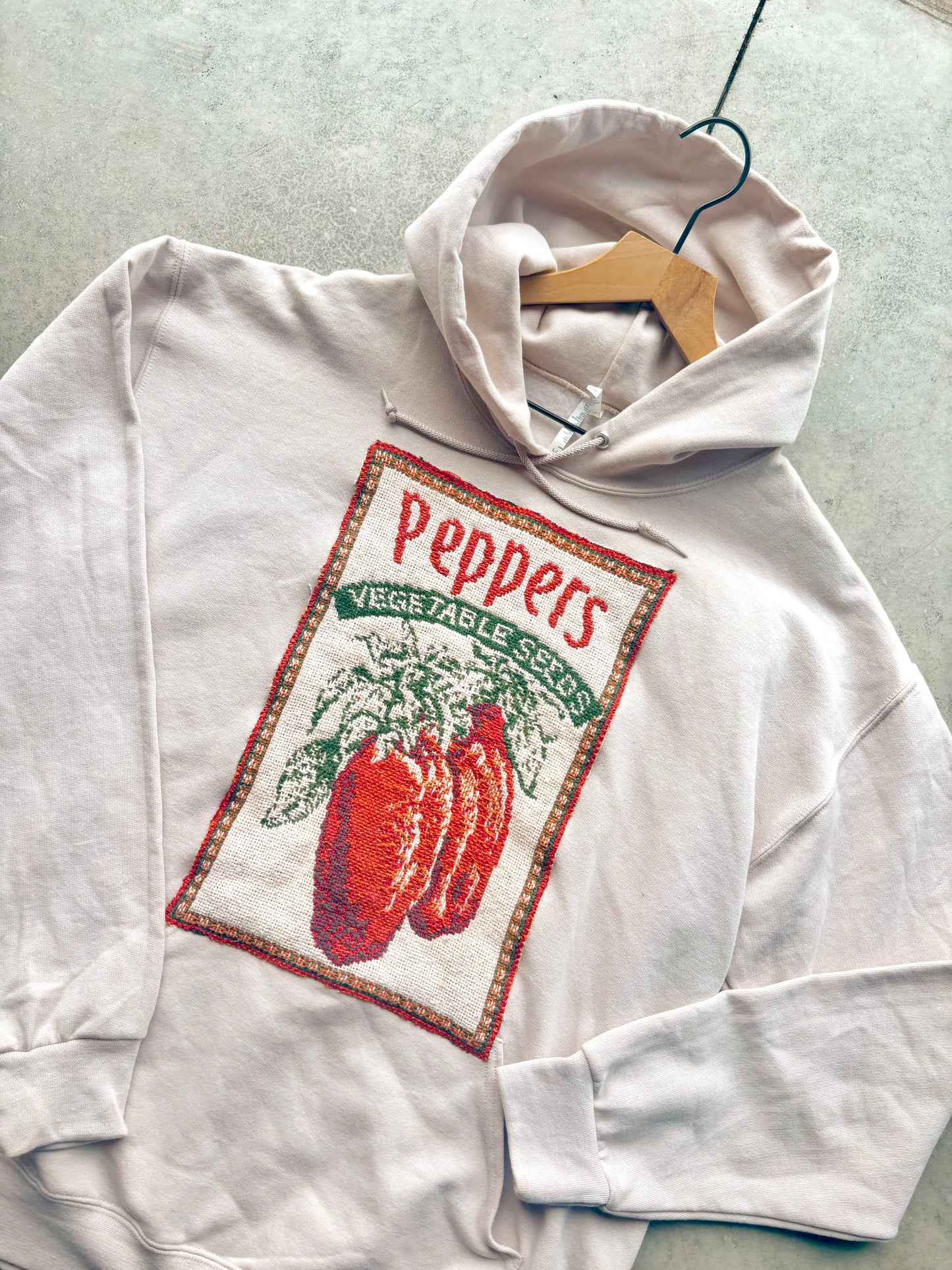 Upcycled Peppers Hoodie