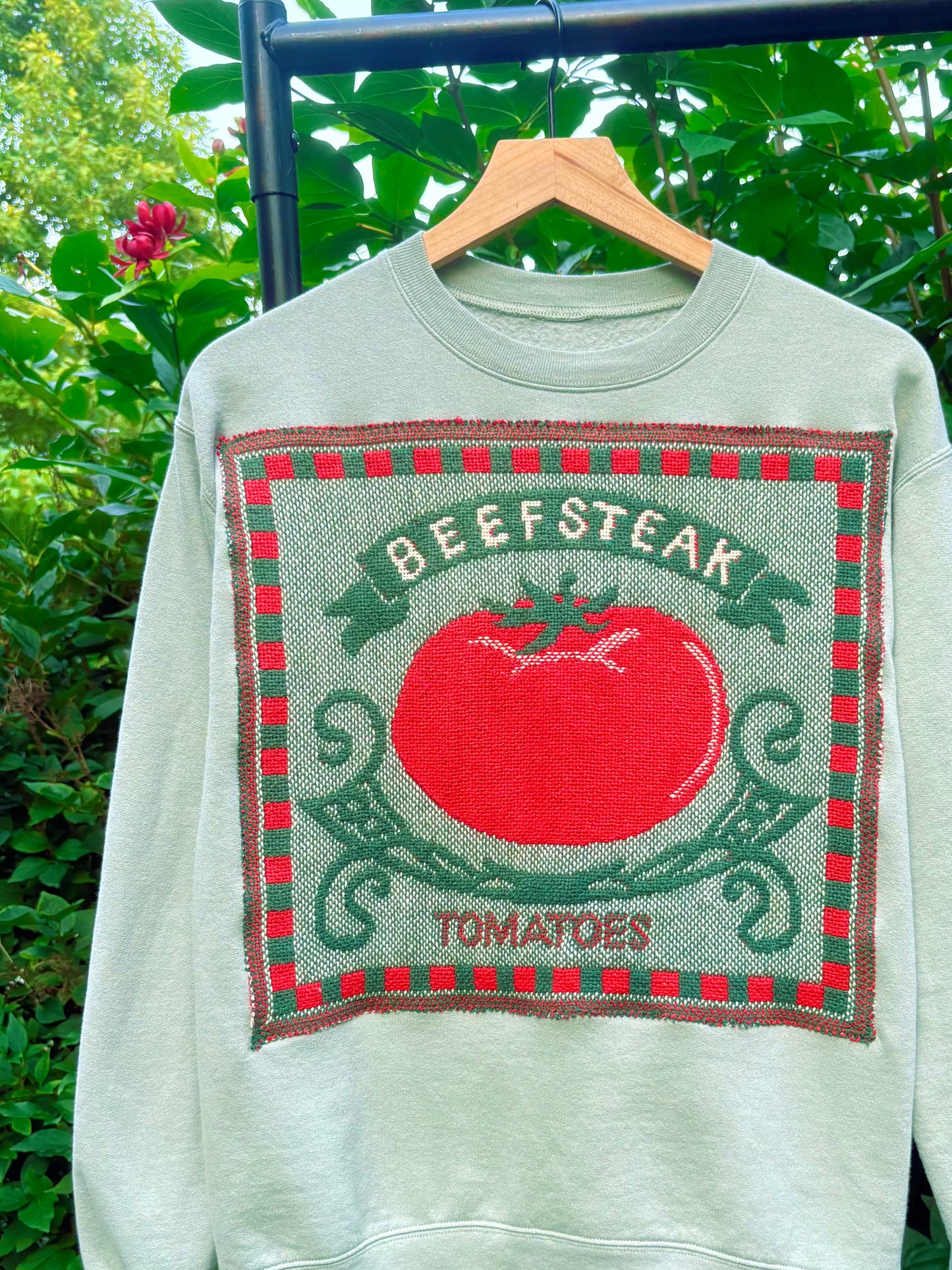 Upcycled Tomato Crewneck🍅