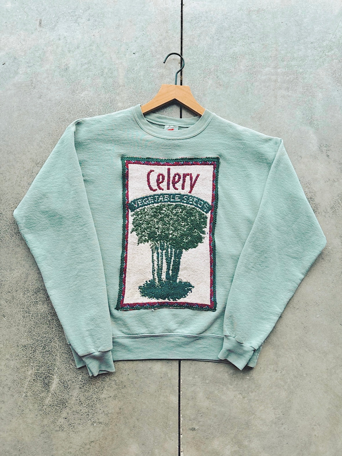 Upcycled Celery Crewneck