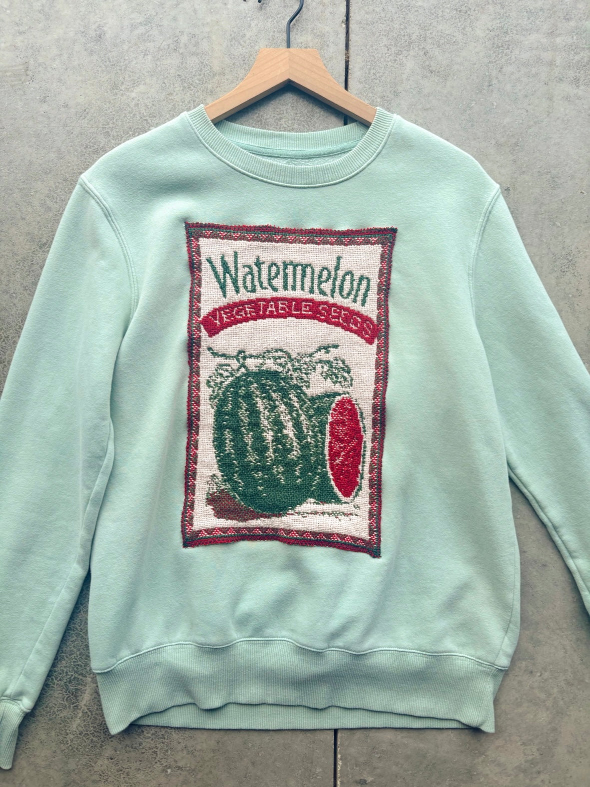Upcycled Watermelon Crewneck