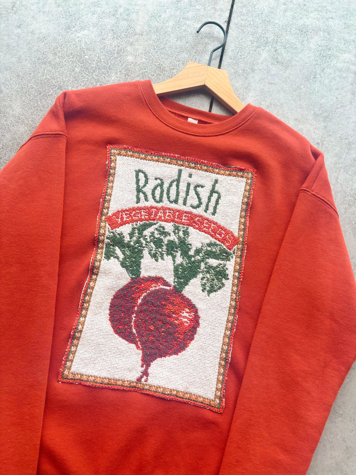 Upcycled Radish Crewneck