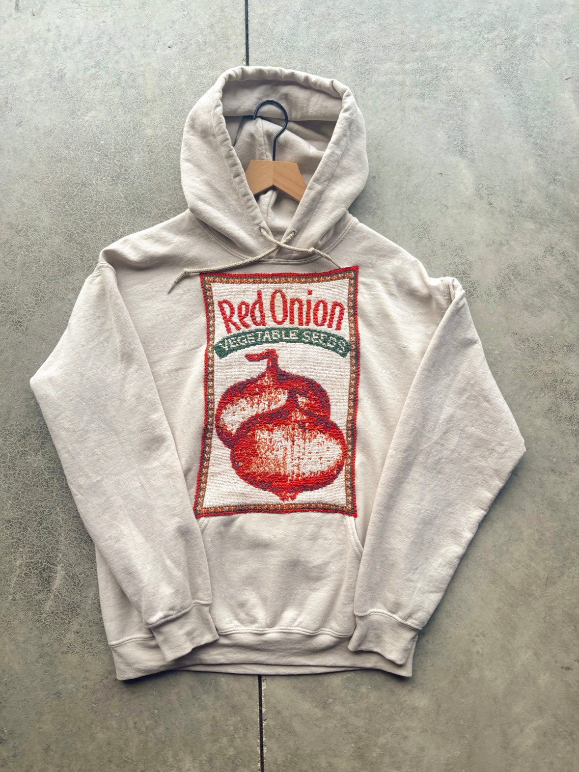 Upcycled Red Onion Hoodie