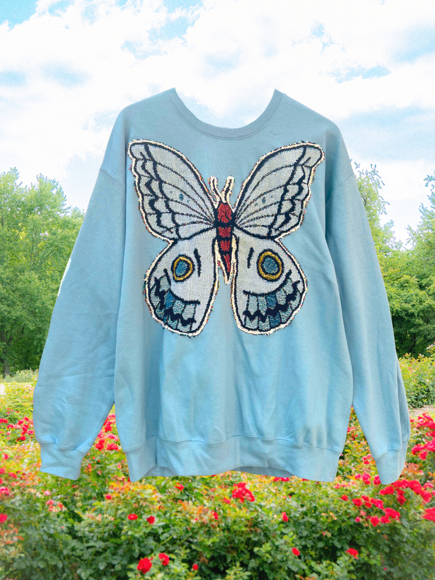 Upcycled Butterfly Sweatshirt