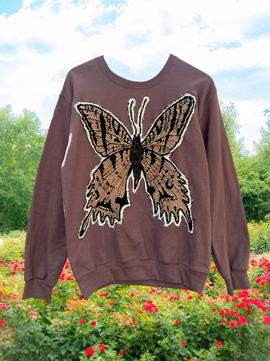 Upcycled Butterfly Sweatshirt