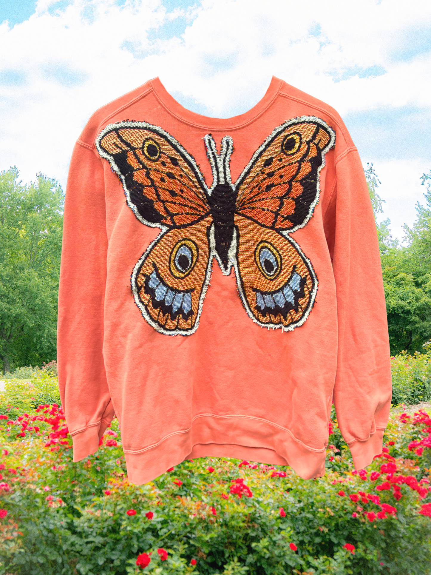 Upcycled Butterfly Sweatshirt