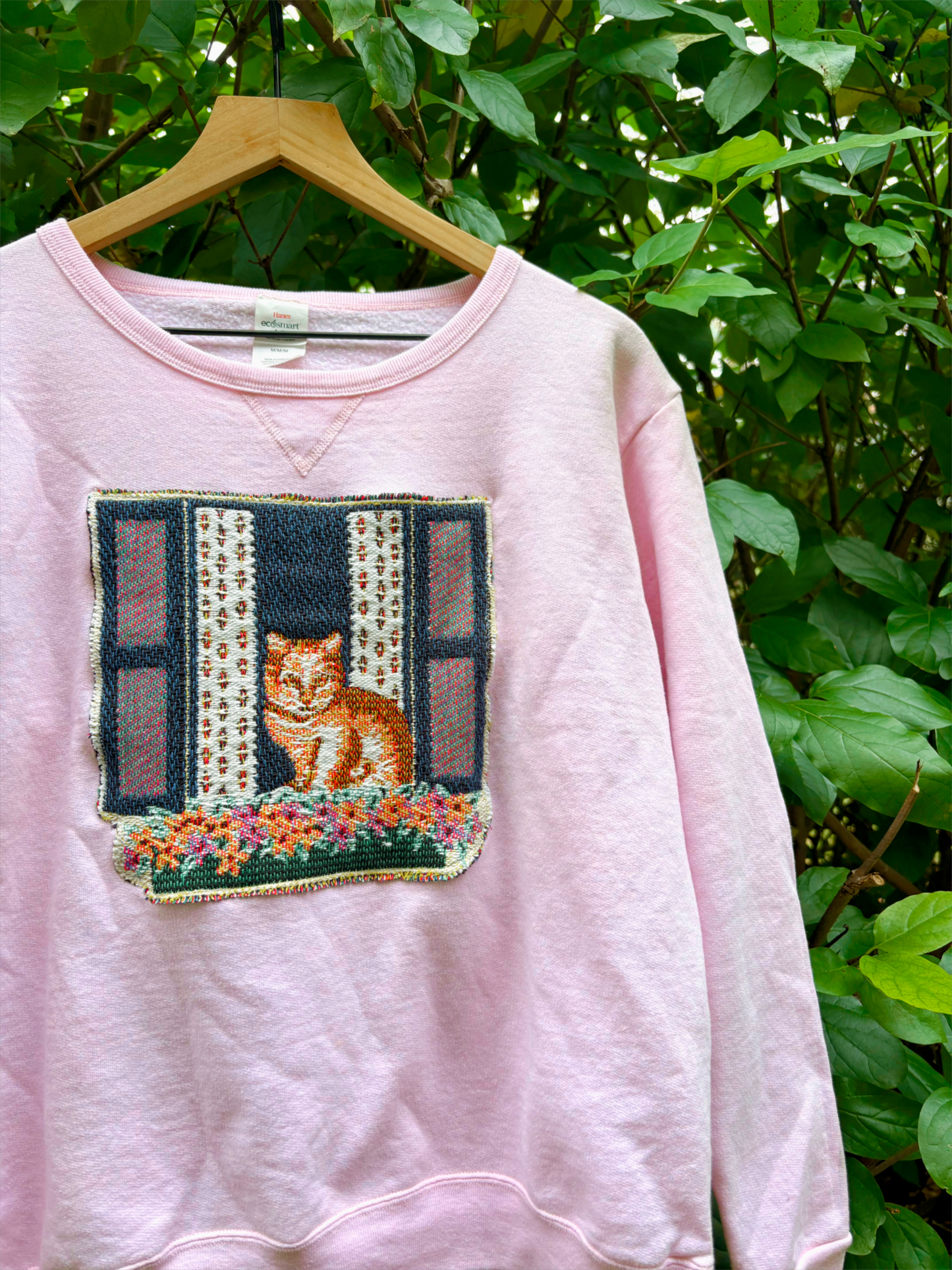 Upcycled Cat Crewneck 🐈