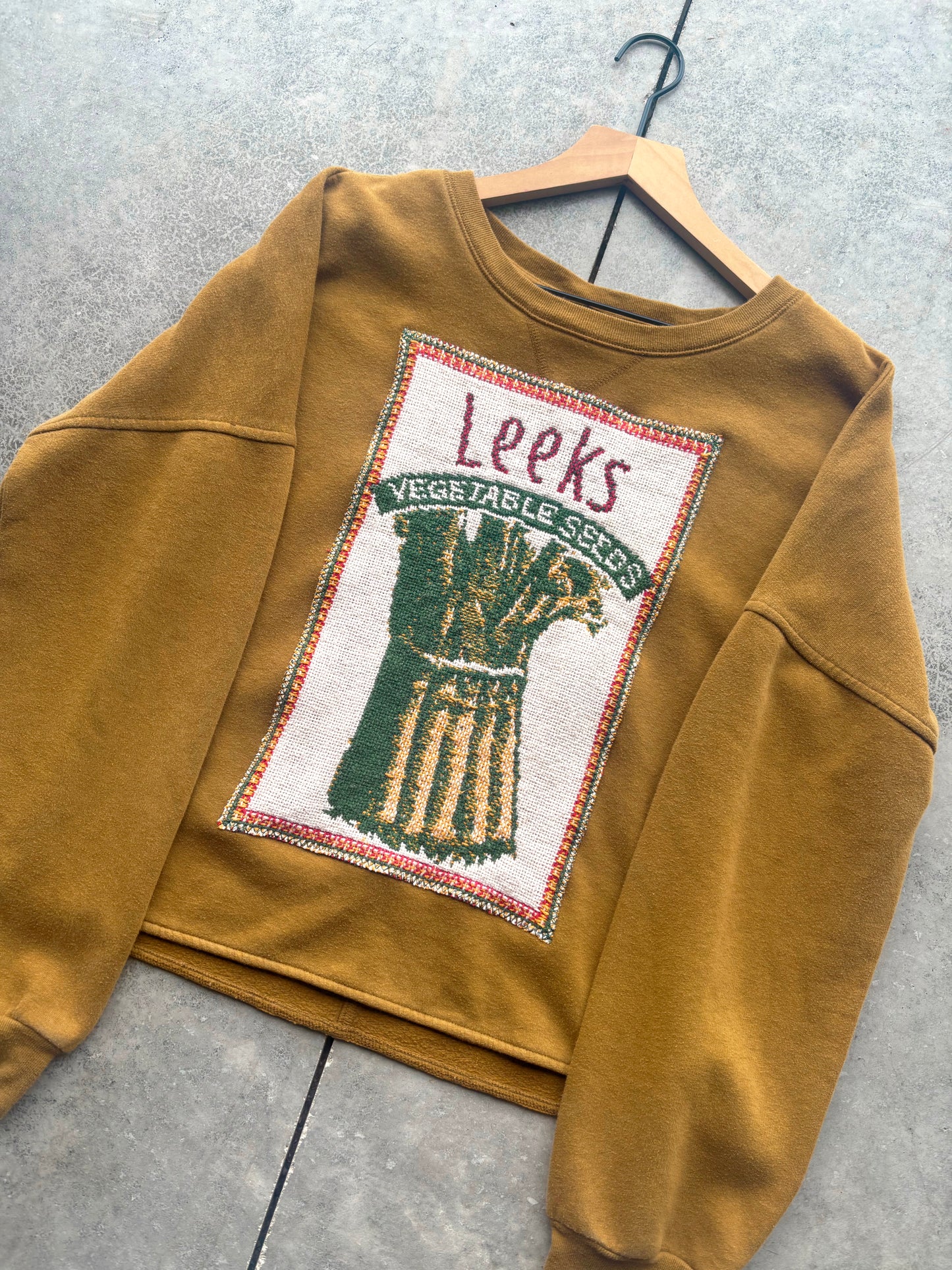 Upcycled Leeks Crewneck