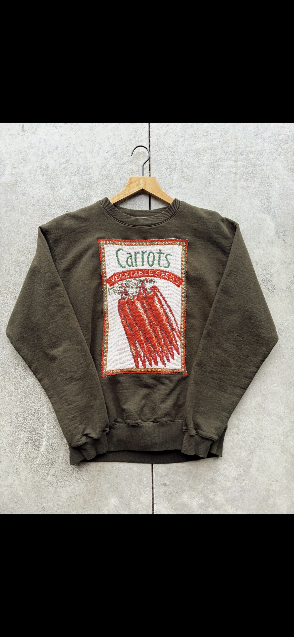 Upcycled Carrots Crewneck