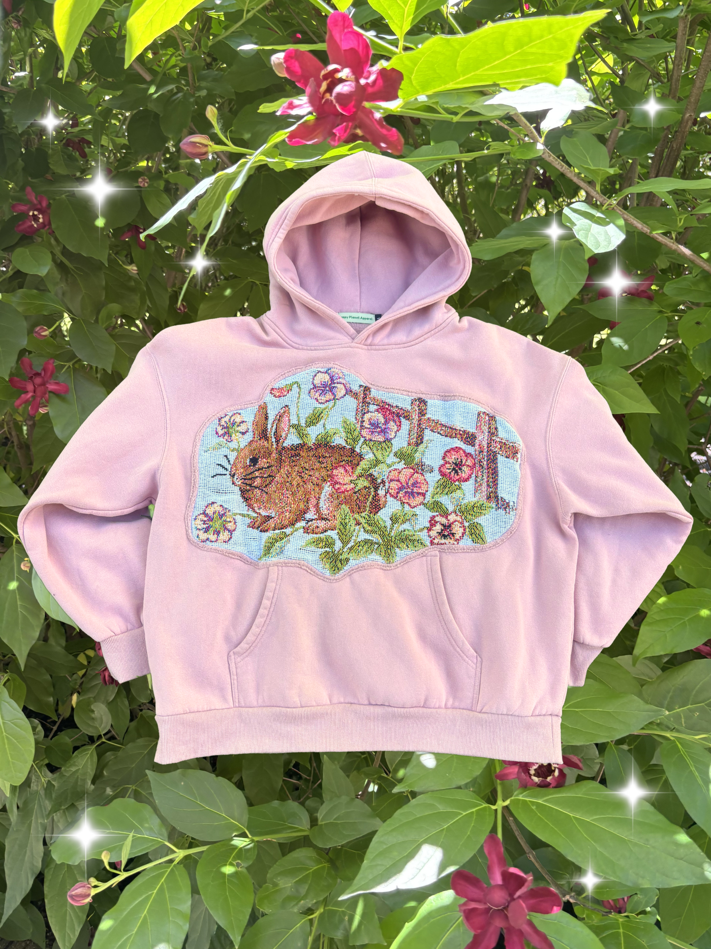 Upcycled Bunny Hoodie 🌸🐇