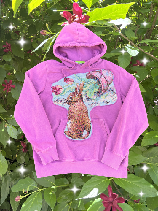 Upcycled Bunny Hoodie 🌷🐰