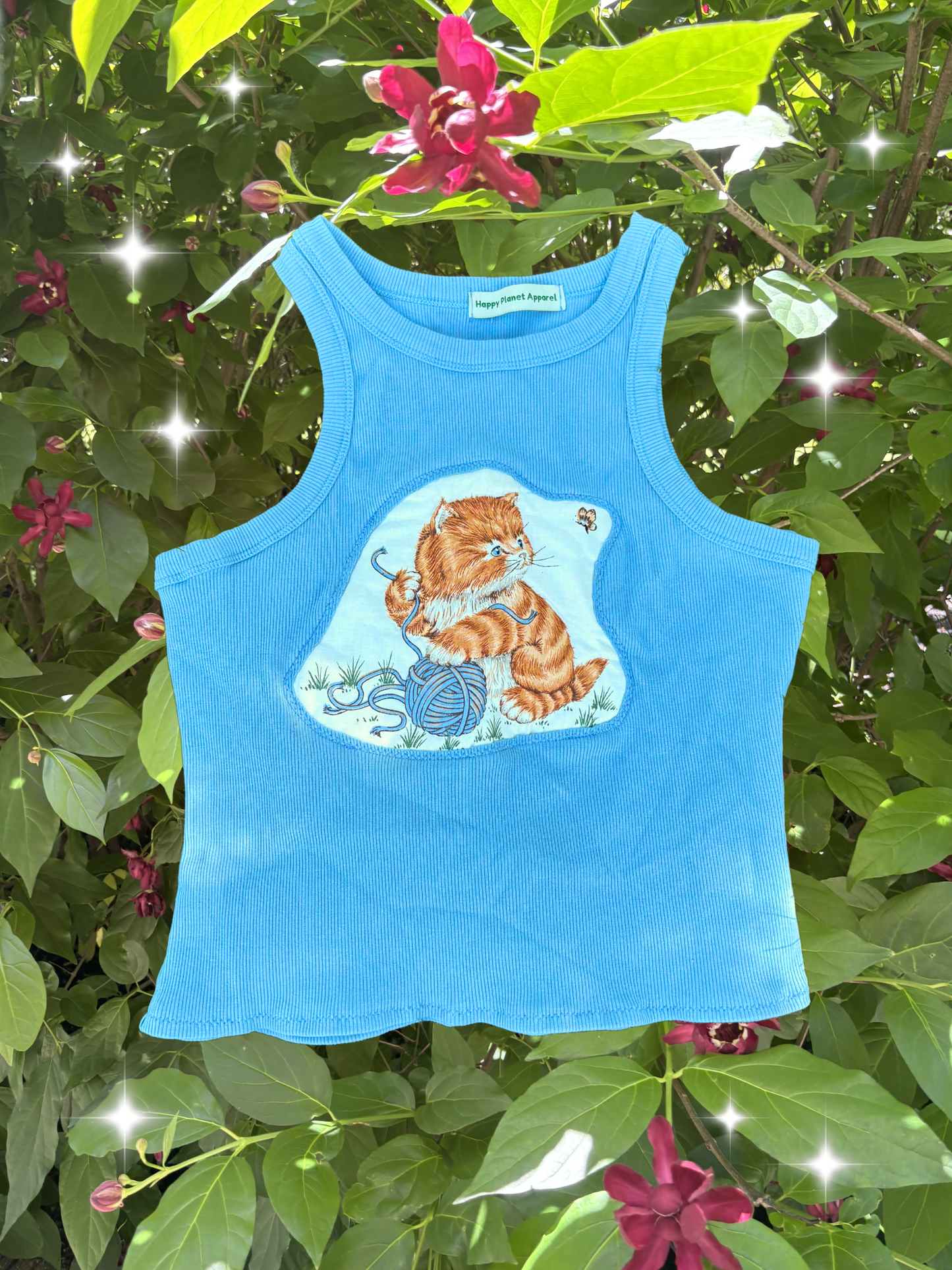Upcycled Cat Tank Top 🐈🧶