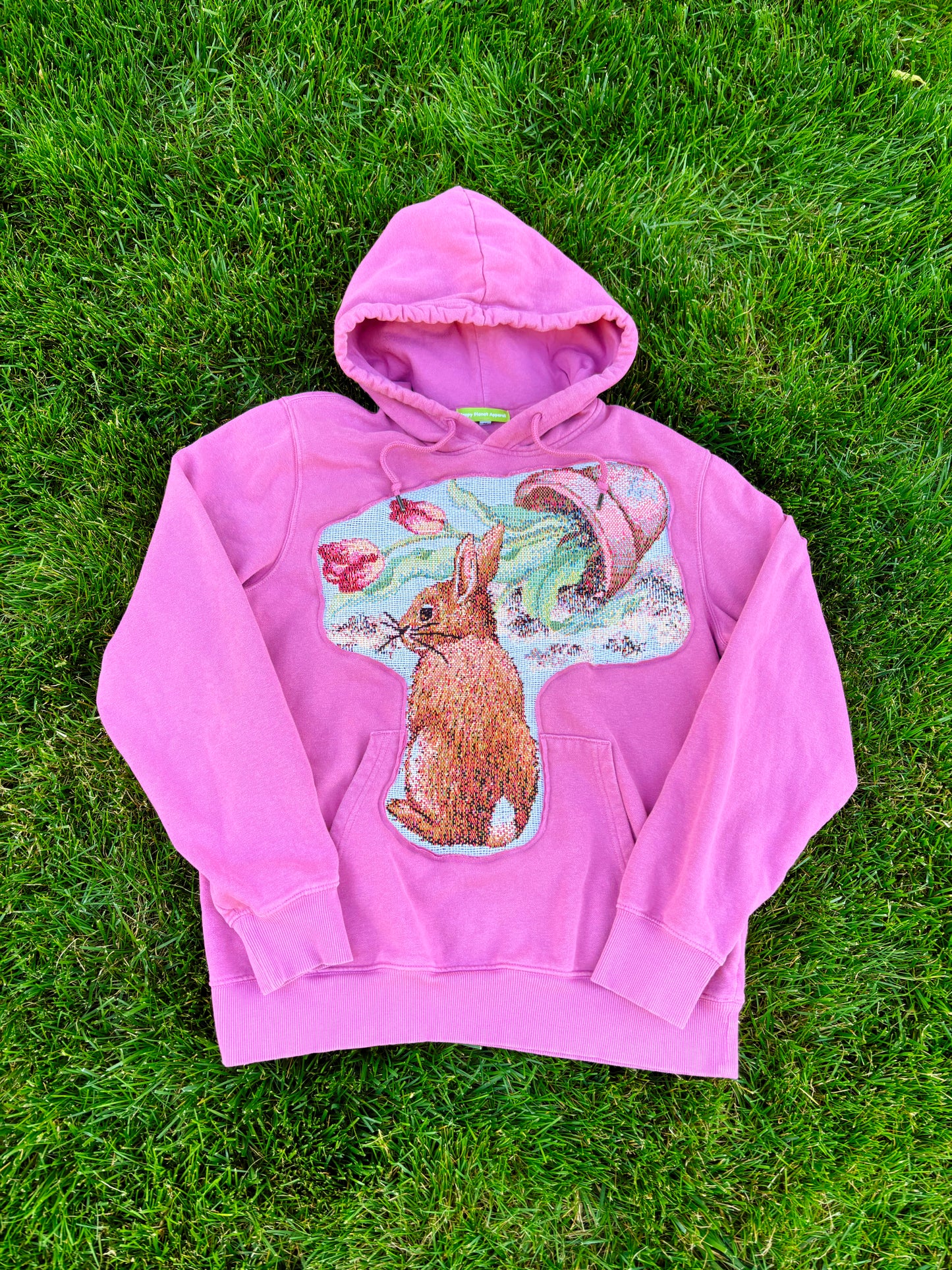 Upcycled Bunny Hoodie 🌷🐰