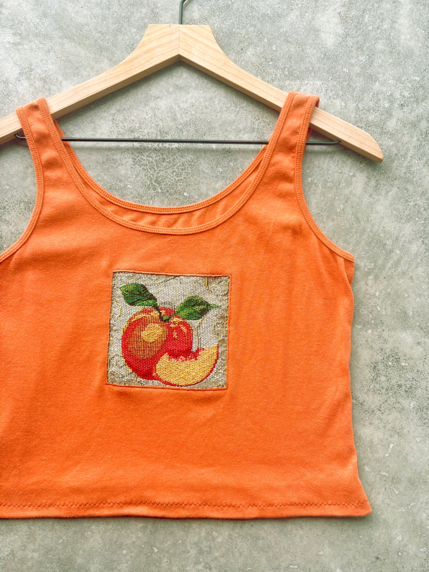 Upcycled Peach Tank