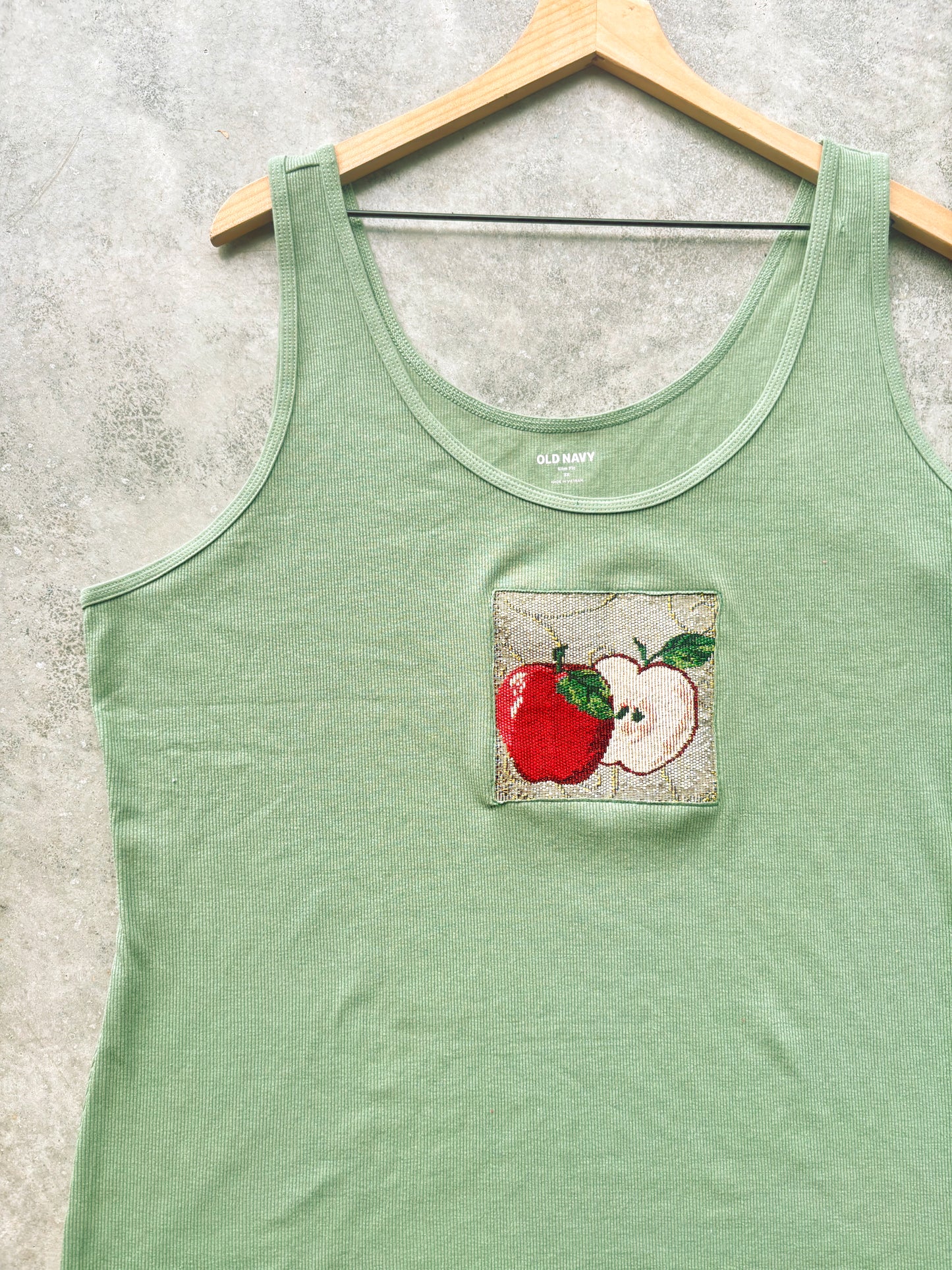 Upcycled Apple Tank